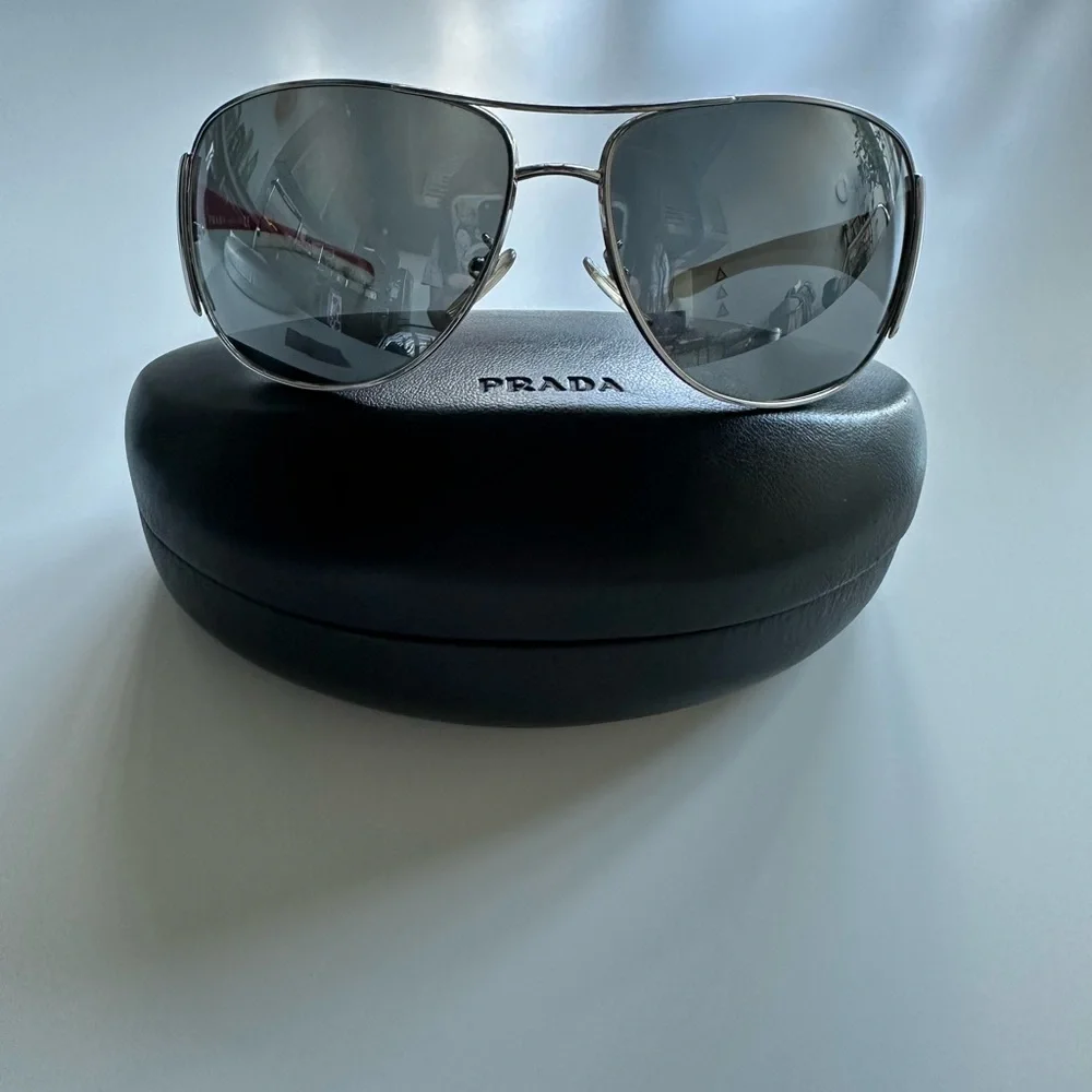 Vintage Prada Sport Sunglasses Red/White - Picture 3 of 9